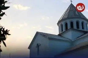 عکس| همسایگی جالب کلیسا و مسجد در شهر آبادان