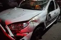 ببینید؛ لحظه تصادف خسارت‌بار پژو ۲۰۶ با شش خودرو در پی حرکت نمایشی!