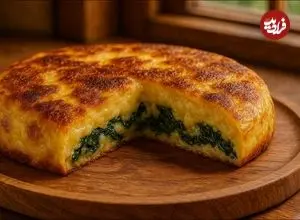 ببینید| طرز تهیه یک کوکو جدید با اسفناج، تخم مرغ و سیب زمینی