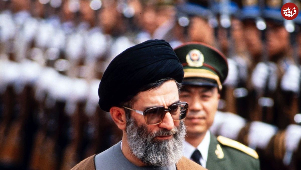 عکس؛ سفر در زمان؛ استقبال رئیس جمهور چین از رهبر انقلاب در پکن؛ سال 1368