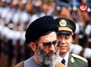 عکس؛ سفر در زمان؛ استقبال رئیس جمهور چین از رهبر انقلاب در پکن؛ سال 1368