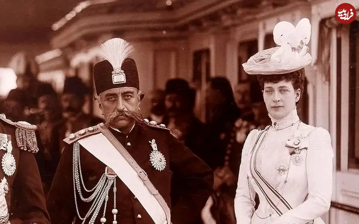 عکس| سفر به تاریخ؛ «زن‌های مظفرالدین شاه» با قلیان در کوه‌های اطراف تهران