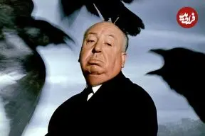 عکس| سفر در زمان؛ «آلفرد هیچکاک» به همراه بازیگران اش سر صحنه فیلم «ربکا»؛ سال 1317