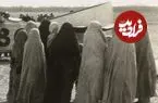 عکس| سفر زمان؛ «زنان ورامینی» در حال تماشای هواپیما؛ یک قرن قبل