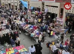 عکس| سفر زمان؛ تصویری از «بازار شهر بوشهر» در آخرین سال حکومت قاجار