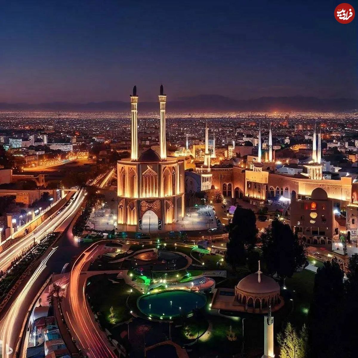 تصاویری جالب از شهر تبریز در ۱۰۰ سال آینده