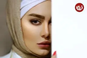 عکس| سفر در زمان؛ «سحر قریشی» در میدان تایمز نیویورک؛ سال 1403