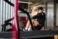 (عکس) سردار آزمون روی تردمیل ضد جاذبه!