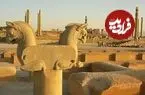 عکس| سفر زمان؛ منظرۀ «تخت جمشید» در سال 1318