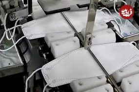 ببینید| فرآیند دیدنی تولید انبوه ماسک در کره جنوبی