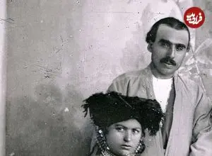 عکس| سفر زمان؛ عکس آتلیه‌ای خانوادۀ مسیحی در دوران قاجار