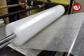 ببینید| فرآیند دیدنی تولید نایلون حباب دار در کارخانه ای در کره جنوبی