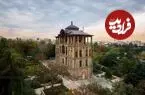 عکس| سفر زمان؛ منظرۀ دلربای «کاخ عشرت‌آباد» در دوران قاجار