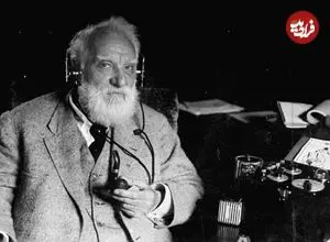 عکس| سفر در زمان؛ «الکساندر گراهام بل» در کنار انجمن نشنال جئوگرافیک؛ سال 1278