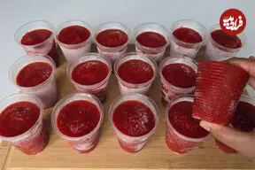 طرز تهیه سس گوجه و فلفل غلیظ زمستانی؛ بدون جوشاندن طولانی