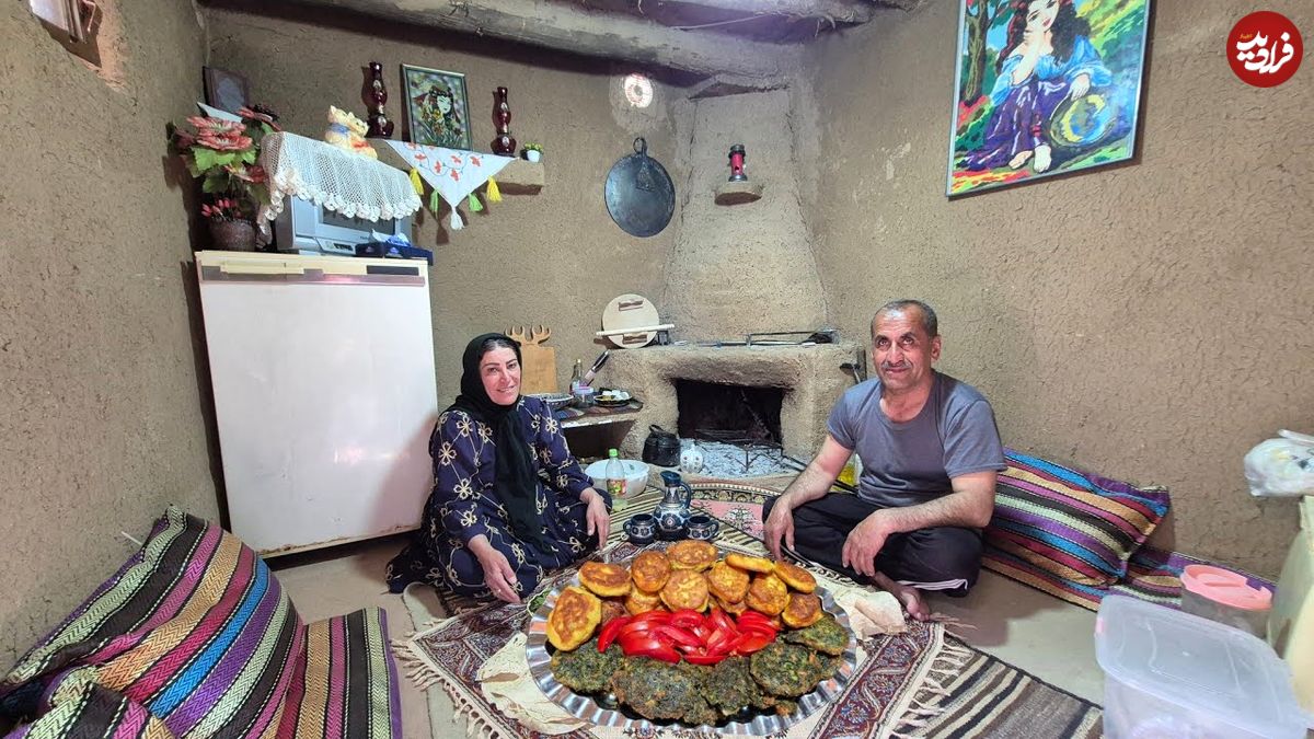 ببینید؛ غذای روستایی در ایران؛ پخت کوکو سبزی و کوکو سیب زمینی