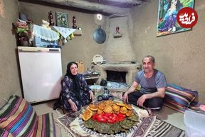 ببینید؛ غذای روستایی در ایران؛ پخت کوکو سبزی و کوکو سیب زمینی