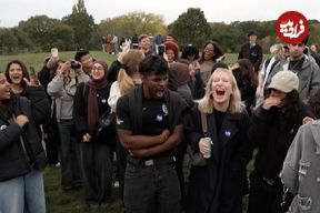 ببینید؛ گردهمایی گروه جیغ در لندن علیه استرس