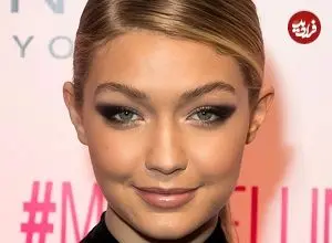 عکس| سفر در زمان؛ «جی جی حدید 18 ساله» در مراسم پیاده‌روی مشاهیر کانادا؛ سال 1392