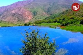 ببینید؛ دریاچه ی زیبای خلشکوه