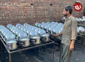 ببینید؛ مراحل دیدنی تولید زودپز پس از بازیافت ضایعات آلومینیومی در پاکستان