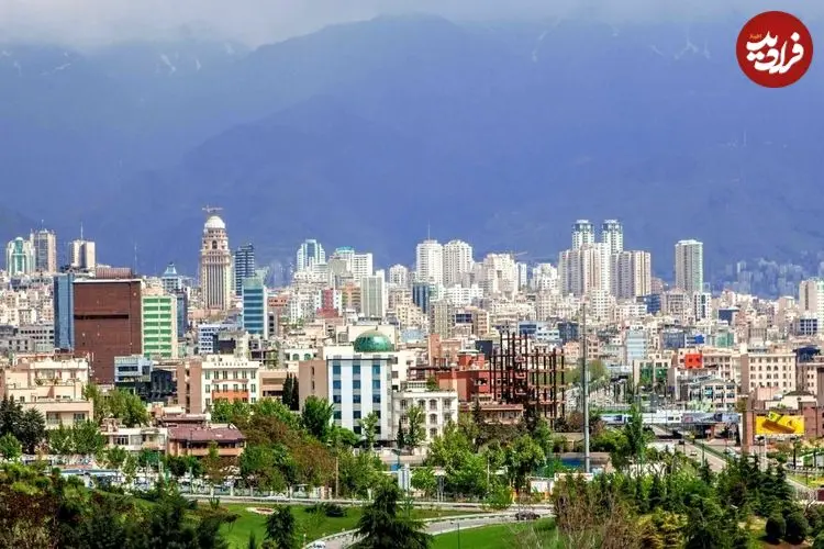 عکس| سفر زمان؛ منظرۀ خانه‌های اعیانی در شمال تهران؛ سال 1312