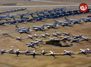 عکس؛ ۴۰۰۰ بمب‌افکن‌ و جنگنده‌ آمریکایی یکجا جمع شده‌اند