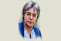 عکس؛ سفر در زمان؛ ظاهر «خسرو شکیبایی» در مقابل میدان آزادی؛ دهه 50