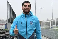 ببینید| حرکت عجیب و خطرناک علیرضا جهانبخش حین بازی