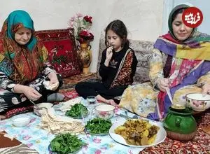 ببینید| غذای روستایی در ایران؛ پخت آبگوشت سنتی بدون رب گوجه و با کلم قمری