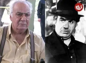 عکس| سفر در زمان؛ «ناصر ملک مطیعی» در حال خداحافظی با دختر خردسال اش؛ دهه 30