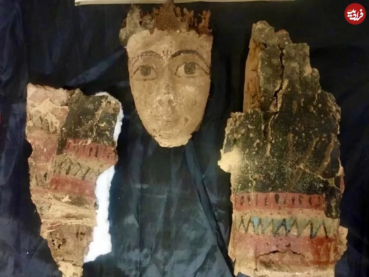 کشف نقاب‌های رنگی در یک گورستان باستانی مصر

