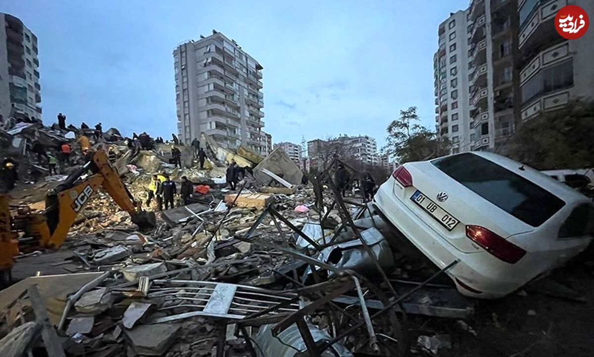 (ویدئو) نمایان شدن خط گسل در قهرمان مرعش ترکیه پس از زلزله