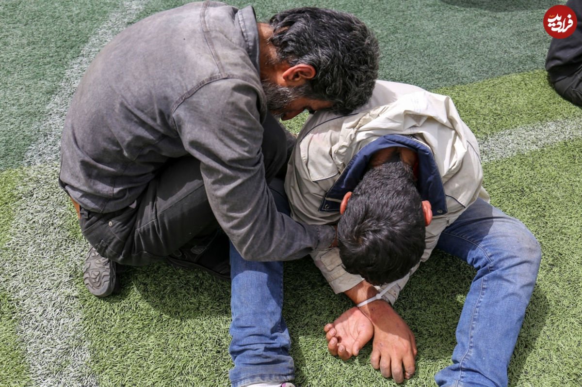 جمع آوری معتادان متجاهر محله شوش