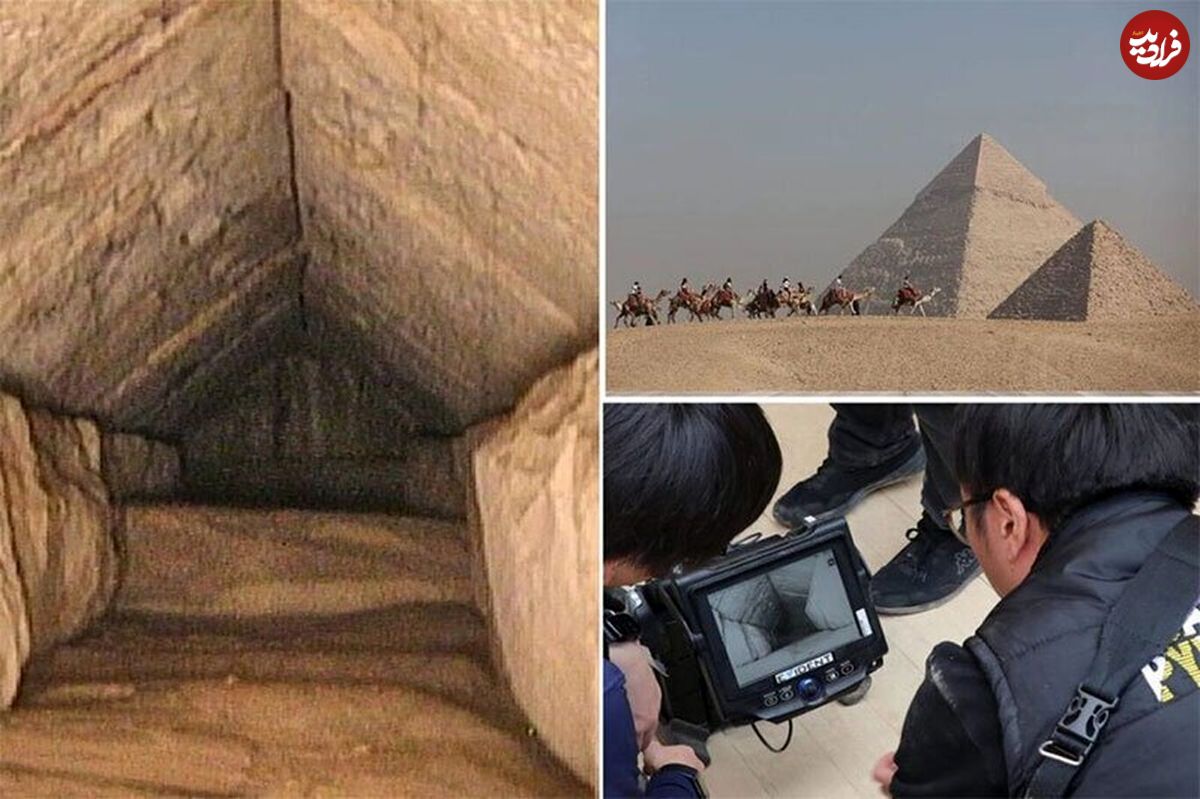 (ویدئو) کشف تازه و شگفت‌انگیز در هرم ۴۵۰۰ ساله مصر