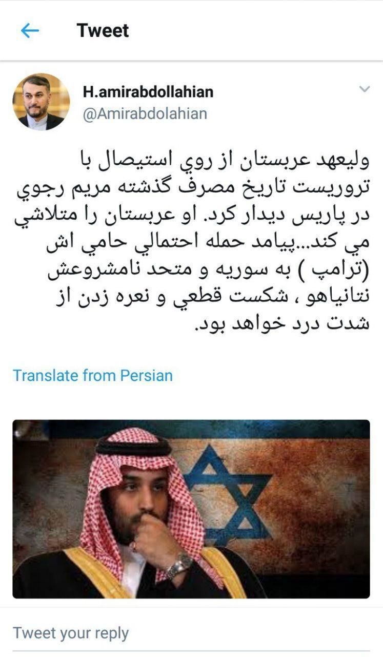 بن سلمان با مریم رجوی دیدار کرد