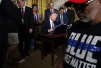 تصاویر/ ۶ ماه ریاست جمهوری ترامپ