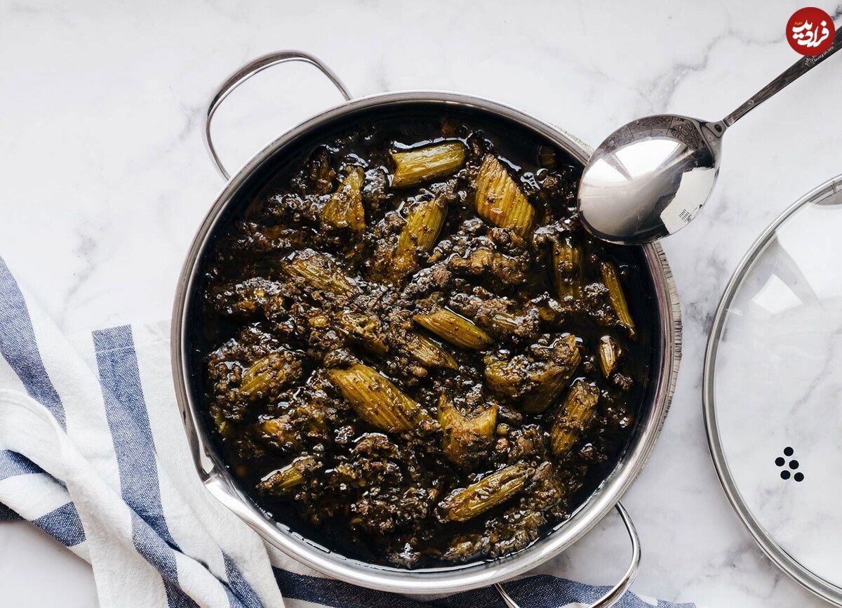 طرز تهیه خورش کرفس مجلسی و جاافتاده