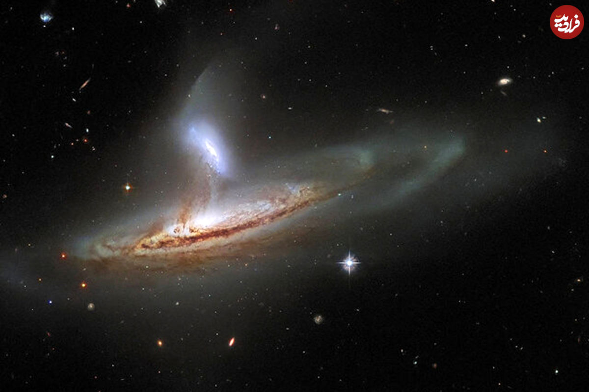 هابل تقابل دو کهکشان را ثبت کرد