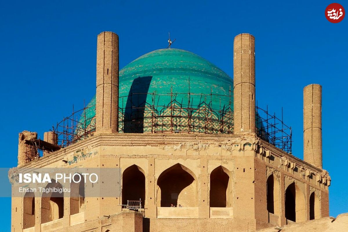 (تصاویر) بزرگترین گنبد آجری جهان