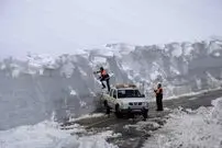 (ویدئو) ارتفاع باورنکردنیِ برف در مهاباد