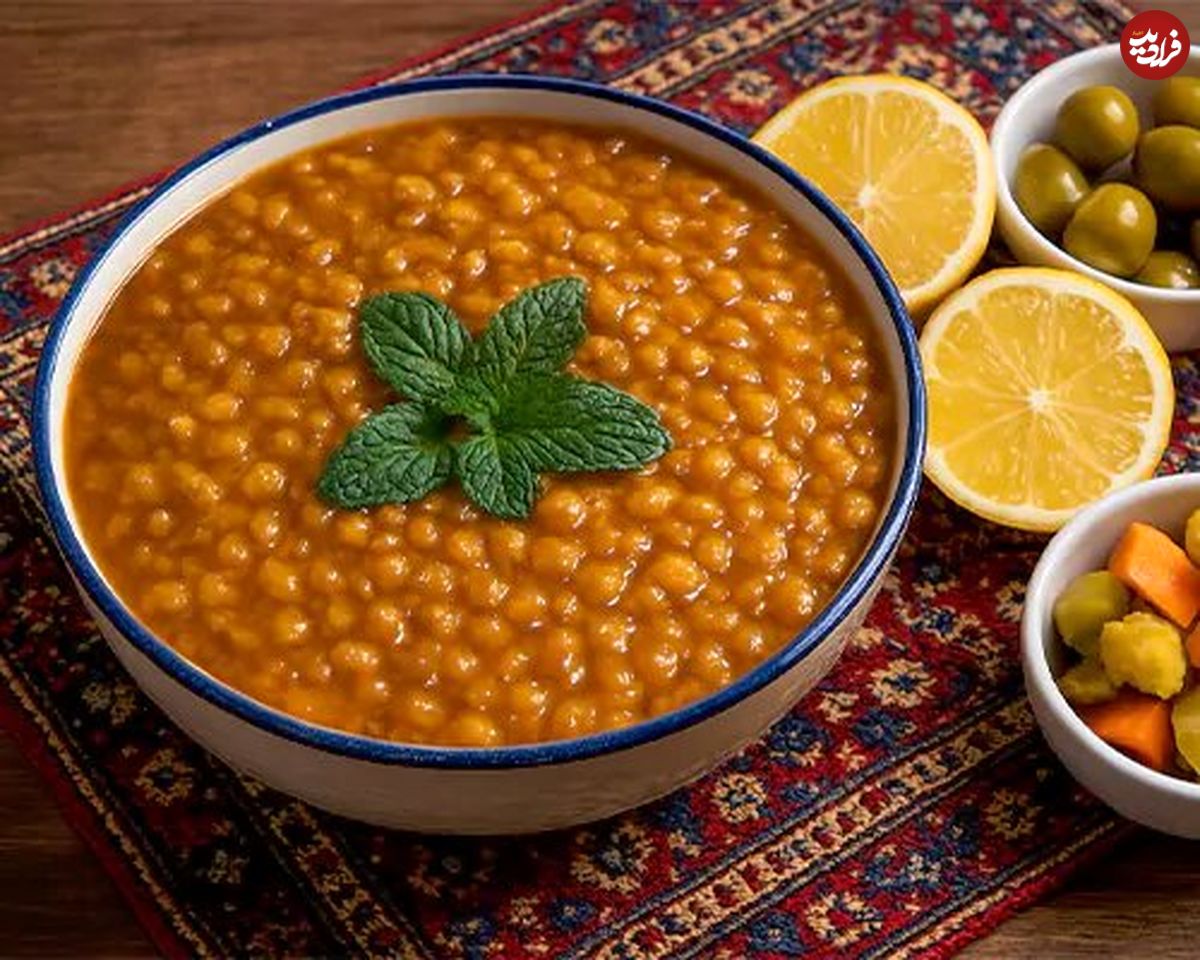طرز تهیه متفاوت عدسی؛ لعاب دار و خوشمزه بهتر از قهوه خانه و رستوران