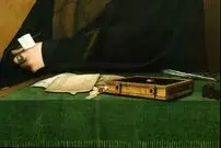 کتابی که در یک نقاشی ۵۰۰ ساله دیده می‌شود، در یک کتابخانه پیدا شد! 
