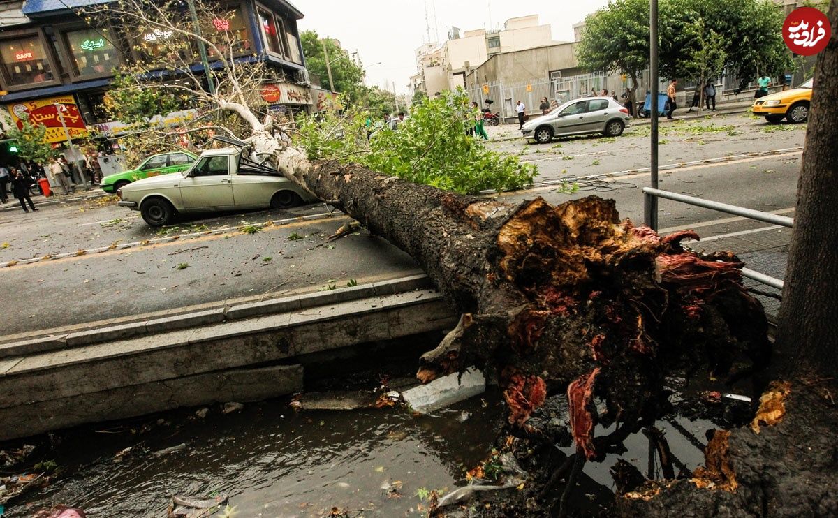 مرگ یک کارگر در طوفان آخر هفته تهران