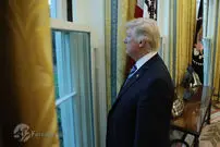 تصاویر/ ترامپ در پیله کاخ سفید