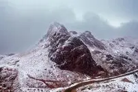 برف، بلندترین کوه عربستان را سفید پوش کرد