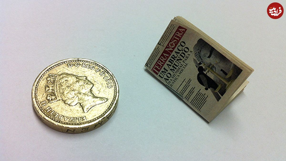 (تصاویر) این روزنامه رکورد کوچک‌ترین روزنامه جهان را شکست!
