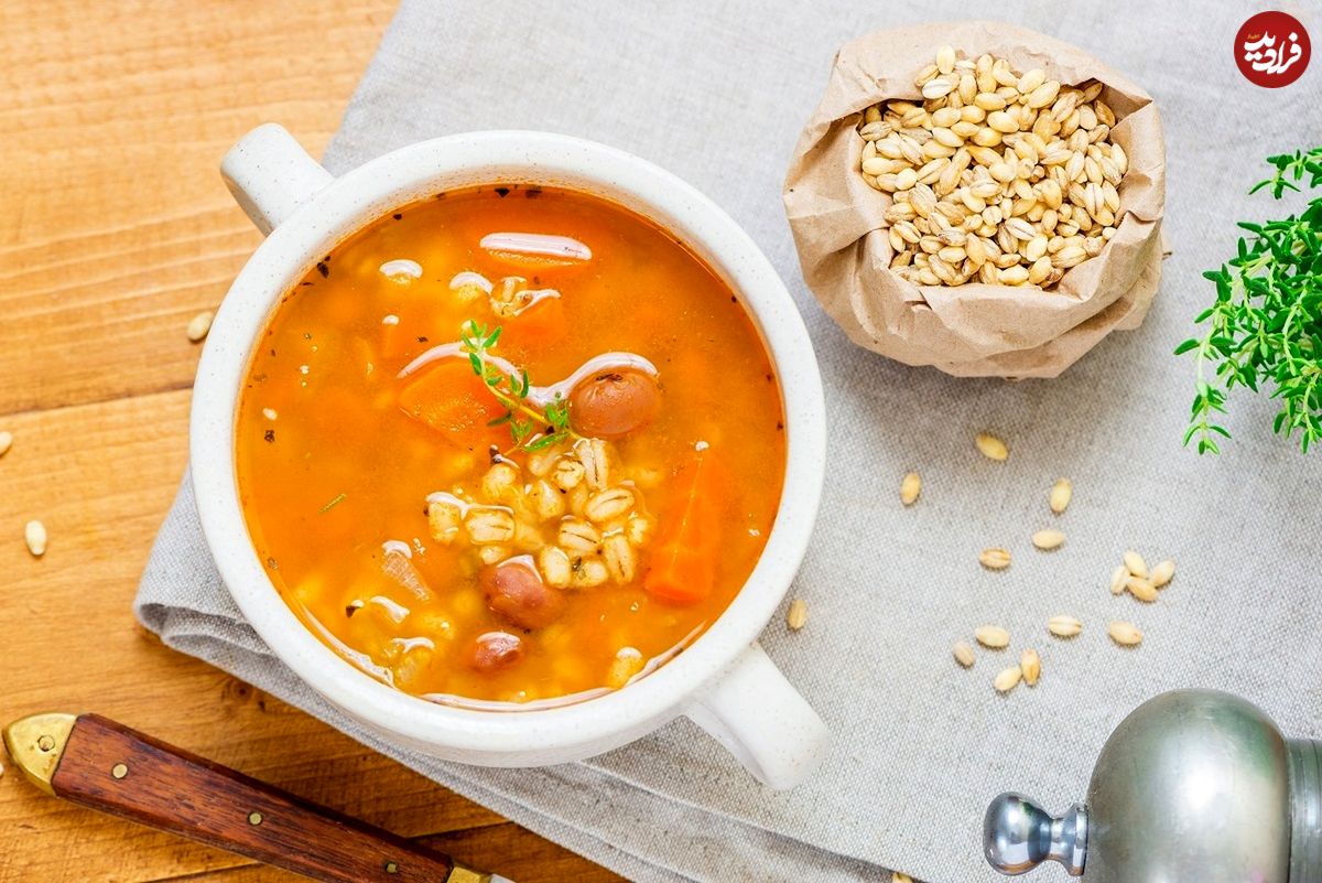 ۵ نکته مهم درباره پخت سوپ جو رستورانی و مجلسی