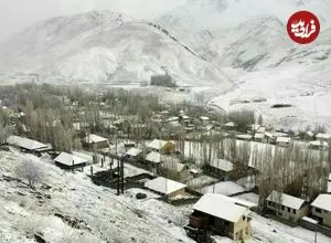 ارتفاع برف در این مناطق به ۲ متر رسید