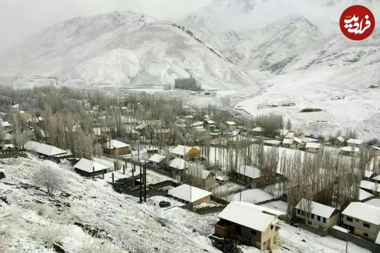 ارتفاع برف در این مناطق به ۲ متر رسید